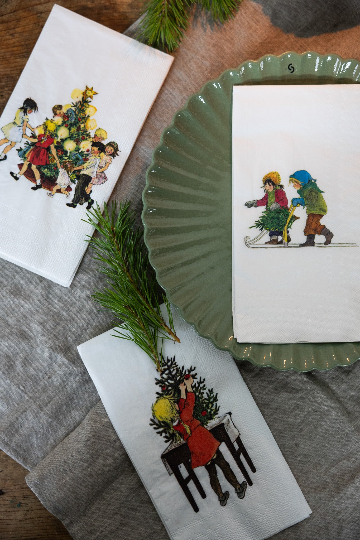 Servett 'Barnen i Bullerbyn #4