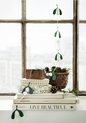 Pappersgirlang 'Mistel'