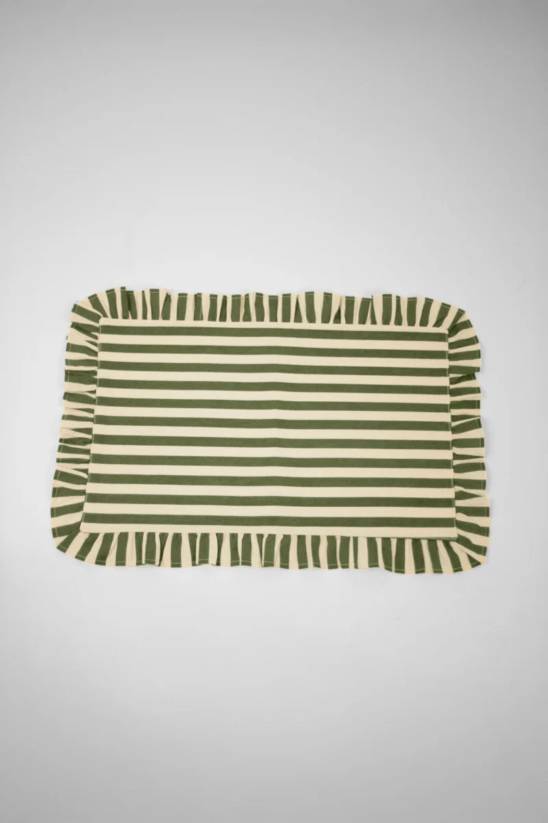 Randigt bordsunderlägg